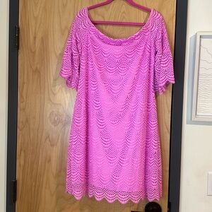 Off or on the shoulder dress